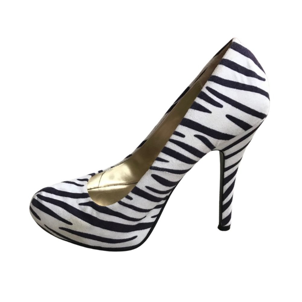 Zebra Print Heels